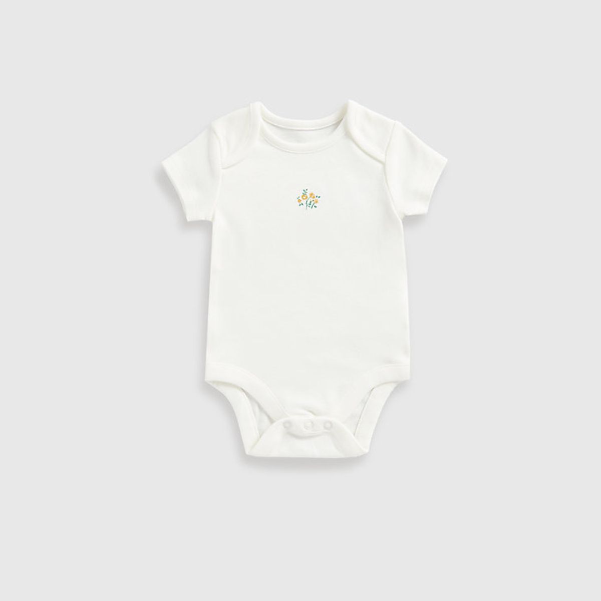 Mothercare Baby Girl Short Sleeve Ditsy Floral Bodysuits - 5